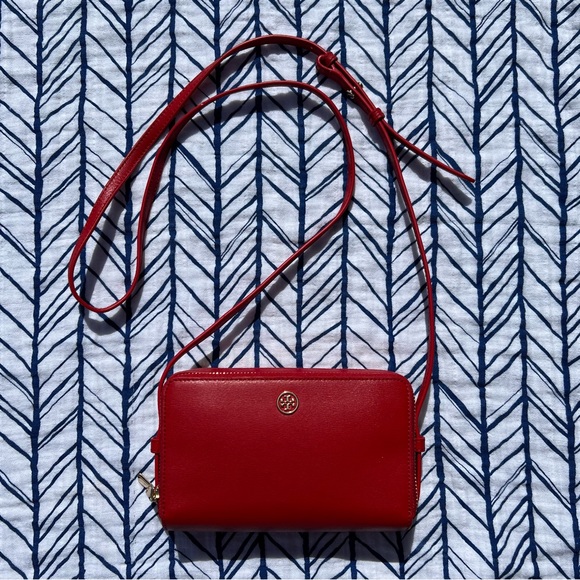 Tory Burch Parker Double-Zip Mini Bag - Picture 1 of 6